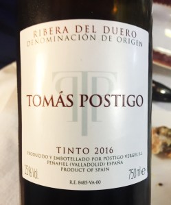 Vino Tomás Postigo
